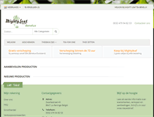 Tablet Screenshot of mightyleaftea.be